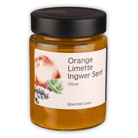 Orange Limette Ingwer Senf